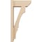 Ekena Millwork 5 1/2-in W x 12-in D x 24-in H Balboa Slat Rough Cedar Woodgrain TimberThane Outlooker, Primed Tan OUTUR055X12X24BOA24RCPR - alternate 6